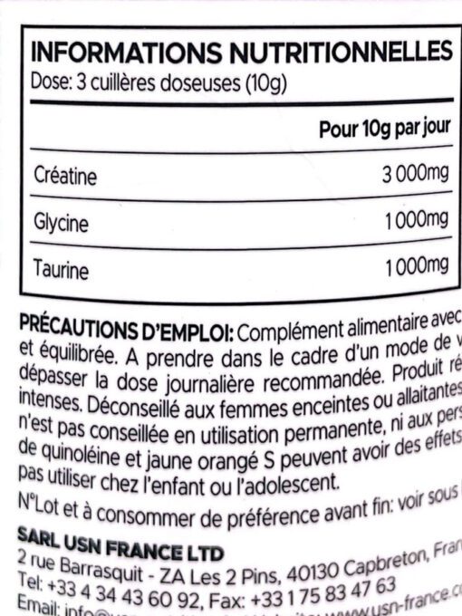 کراتین ترکیبی ایکس 4 یو اس‌ ان (250G) | USN Creatine X4 - Image 7