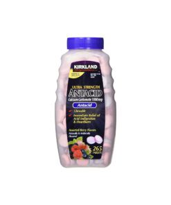 قرص آنتی اسید کربنات کلسیم ۱۰۰۰ میلی‌ گرم کرکلند سیگنچر (۲۶۵ عددی) | Kirkland Signature Antacid Calcium Carbonate