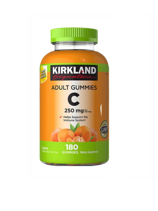 پاستیل‌ ویتامین سی بزرگسال 250 میلی‌گرم کرکلند سیگنچر (180 عددی) | Kirkland Signature Vitamin C Adult Gummies 250 mg