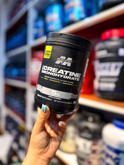 کراتین مونوهیدرات پلاتینیوم ماسل تک (400g) | Muscletech monohydrate Creatine platinum - Image 2